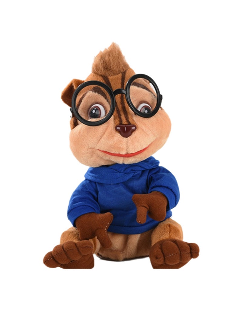 Blue Magic Squirrel Electronic Pet Plush Toy Simulates Barking, Interactive Toy For Kids And Babies - Image 1